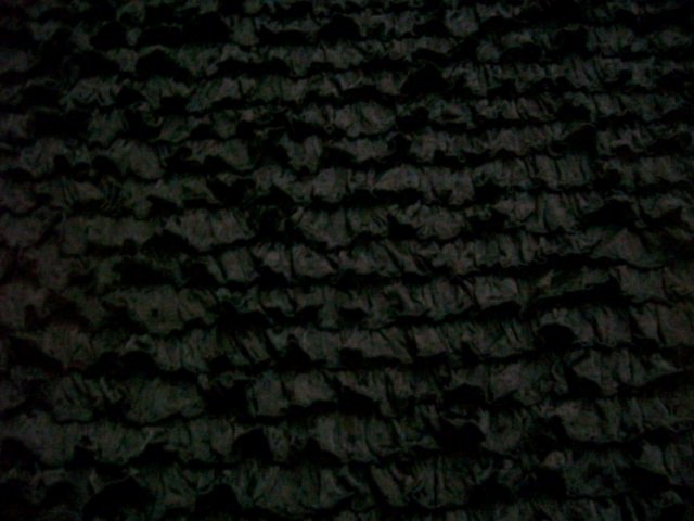 2.Black Tubular Ruffles